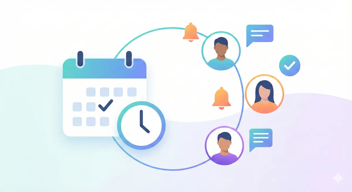 Randevu planlamasını anlatan görsel