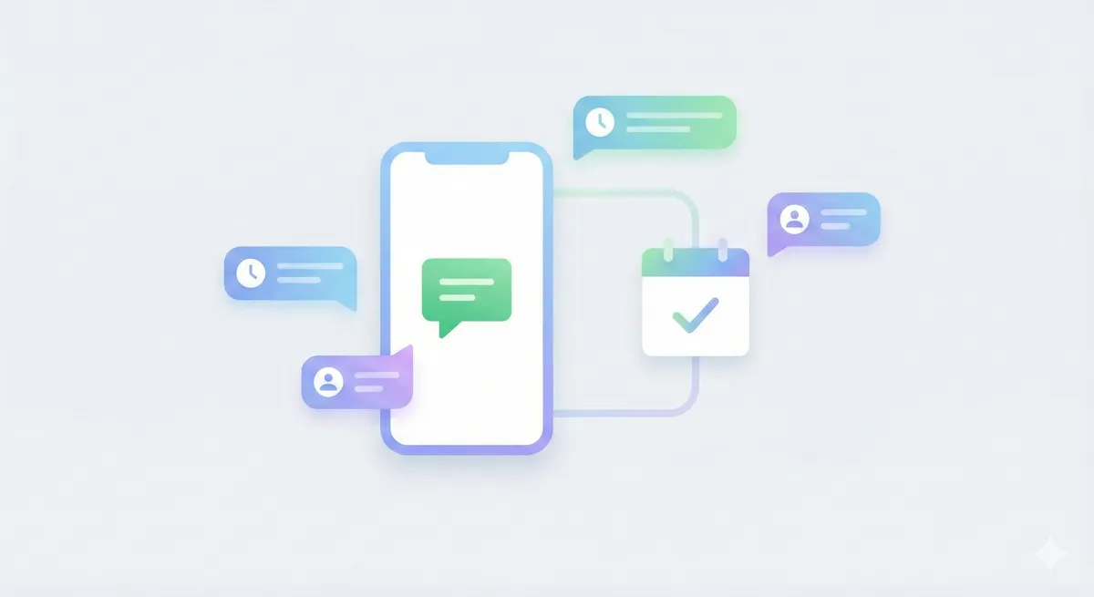 WhatsApp üzerinden randevu hatırlatma görseli