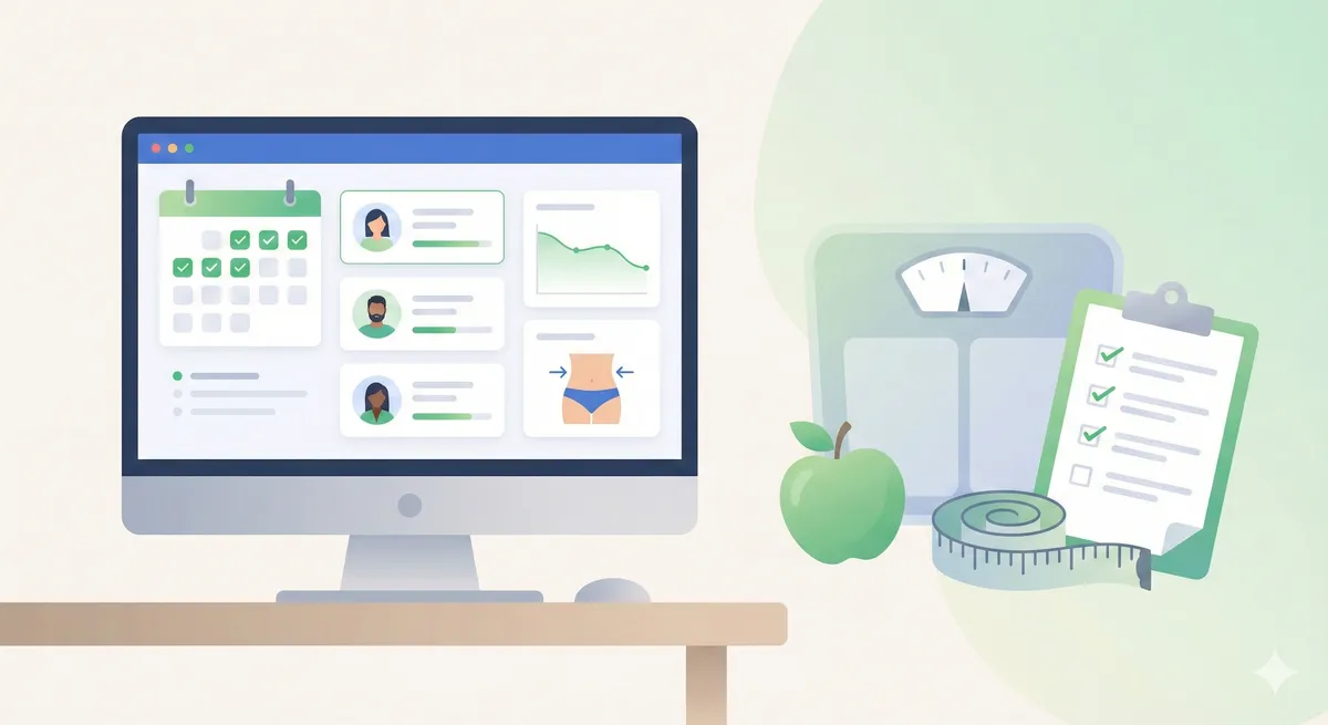 Diyetisyen danışan takip notları görseli